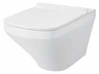 Wand-WC DuraStyle 540 mm Tiefspüler, rimless, Durafix, weiß