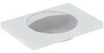 Wandwaschtisch mit Ablagefl&auml;che &bdquo;Preciosa&ldquo;, rechteckig 80 &times; 55 cm in wei&szlig;