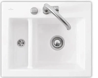 Villeroy & Boch 678002R1, Villeroy & Boch Subway 60 XM Einbausp&uuml;le 620x510mm Wei&szlig;