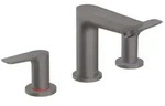 Hansgrohe Talis E 3-Loch Waschtischarmatur, Brushed Black Chrome, Ausladung 112...