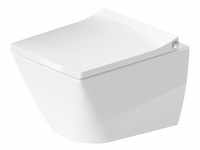 Wand-WC Viu Compact 480mm, Weiß Tiefspüler, rimless, Durafix, HYG