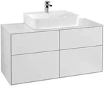 Villeroy & Boch Waschbeckenunterschrank Finion F13, White Matt Lacquer, 1.200 x...