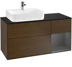 Villeroy & Boch Waschbeckenunterschrank Finion F15, 1200x603x501mm, mit Beleuchtung,