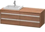 Duravit Waschtischunterschrank wandh&auml;ngend &bdquo;Ketho&ldquo; 140 &times; 49,6 &times; 55 cm...