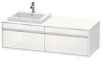 Duravit Waschtischunterschrank wandh&auml;ngend &bdquo;Ketho&ldquo; 140 &times; 42,6 &times; 55 cm Wei&szlig;