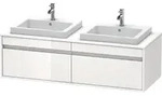 Duravit Waschtischunterschrank wandh&auml;ngend &bdquo;Ketho&ldquo; 140 &times; 42,6 &times; 55 cm...