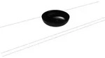 Kaldewei MIENA Waschtisch-Schale, schwarz, &Oslash; 380 mm, Perl-Effekt, ohne &Uuml;berlauf