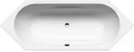 Kaldewei VAIO DUO 6 Badewanne, schwarz, 2100x800 mm, 420 mm tief, Sechseckform...