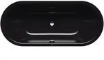 Kaldewei CLASSIC DUO OVAL Badewanne, oval, 1800 x 800 mm, schwarz, Perl-Effekt