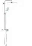 Duschsystem Rainshower SmartActive 310 26649, mit Thermostatbatterie, Wandmontage,