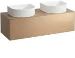 Laufen Waschtischunterbau &bdquo;SONAR&ldquo; 1177 &times; 341 &times; 457 mm Kupfer, ohne