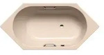 Kaldewei VAIO 6 STAR Badewanne, 1900x900 mm, bahamabeige, Sechseckform mit