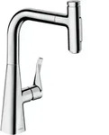 Hansgrohe Metris Select M71 Einhebel-K&uuml;chenmischer 240 mit Ausziehbrause 2-Jet in