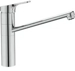 Ideal Standard K&uuml;chenarmatur Cerafit BC140AA, Niederdruck, Hoch angesetzt, Chrom