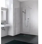 Kermi Duschdesign Walk-In-Duschkabine WALK-IN Wall &bdquo;LIGA&ldquo; Glas Klar, Profile