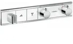 Hansgrohe RainSelect Thermostat Unterputz f&uuml;r 2 Verbraucher Wei&szlig;/Chrom