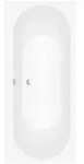 Villeroy & Boch Oberon 2.0 rechteckige Badewanne, 1700 x 750 mm, Stone White, H&ouml;he