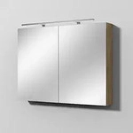Sanipa Wandvorbau Spiegelschrank &bdquo;Milla&ldquo; 1000 &times; 750 &times; 149 mm in Eiche...