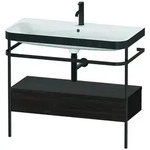 Duravit Waschtischunterschrank mit Metallkonsole &bdquo;Happy D.2 Plus&ldquo; 97,5 &times;...