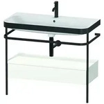 Duravit Waschtischunterschrank mit Metallkonsole &bdquo;Happy D.2 Plus&ldquo; 97,5 &times;...