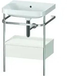 Duravit Waschtischunterschrank c-shaped Set mit Metallkonsole und Schubkasten