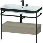 Duravit Waschtischunterschrank mit Metallkonsole &bdquo;Happy D.2 Plus&ldquo; 97,5 &times;...