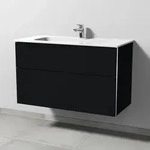 Sanipa Keramik-Waschtisch-Waschtischunterschrank mit Waschtischunterschrank