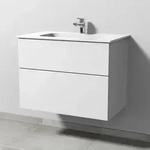 Keramik-Waschtisch-Set mit Waschtischunterschrank &bdquo;3way&ldquo; 77 &times; 46 &times; 58,2...