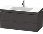 Duravit M&ouml;belset c-shaped Set wandh&auml;ngend wandh&auml;ngend &bdquo;L-Cube&ldquo; 100 &times; 50 &times; 48