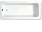 repaBAD Badewanne &bdquo;Abano Mono&ldquo; rechteck 1700 &times; 750 mm, Fu&szlig;ablauf in Wei&szlig;
