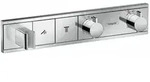 Hansgrohe RainSelect Thermostat Unterputzset mit Brausehalter, Chrom, 2...
