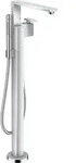 Hansgrohe AXOR Edge Einhebel-Wannenmischer bodenstehend - Diamantschliff, Chrom