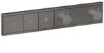 Hansgrohe RainSelect Thermostat Unterputz f&uuml;r 2 Verbraucher Brushed Black Chrome