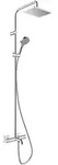 Hansgrohe Vernis Shape Showerpipe 230 1jet EcoSmart mit Wannenthermostat, Chrom
