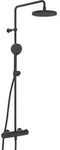 HansaMICRA Regenbrause-Duscharmatur HansaMICRA 4435 3-strahlig Ausladung 445 - 470 mm