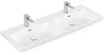 Villeroy & Boch Schrank-Doppelwaschtisch Subway 3.0, Stone White CeramicPlus,