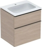 Geberit 502331JH1, Geberit iCon Set M&ouml;belwaschtisch schmaler Rand, mit Unterschrank,