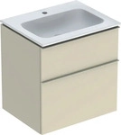 Geberit 502335JL1, Geberit iCon M&ouml;belwaschtisch Set, sandgrau, 60x63x48 cm, schmaler