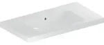 Wandwaschtisch mit Ablagefl&auml;che &bdquo;iCon Light&ldquo;, mittig, Ablagefl&auml;che links und