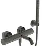 Ideal Standard Badearmatur Aufputz Serie Joy, Magnetic Grey, Ausladung 207 mm, DN 15,