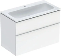 Geberit 502333011, Geberit iCon M&ouml;belwaschtisch Set, wei&szlig; hochgl&auml;nzend/matt,