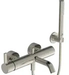 Ideal Standard Badearmatur Aufputz Serie Joy, Silver Storm, Ausladung 207 mm, DN 15,