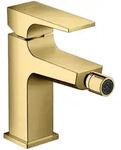 Hansgrohe Metropol Einhebel-Bidetmischer mit Hebelgriff und Push-Open Ablaufgarnitur,