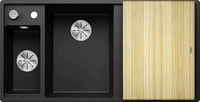 Blanco 525849, BLANCO AXIA III 6 S Einbau: von oben|Farbe: schwarz|f&uuml;r Unterschrank: