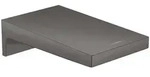 Hansgrohe Metropol Wanneneinlauf Brushed Black Chrome, Ausladung 185 mm, Wandmontage,