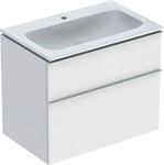 Geberit 502332013, Geberit iCon M&ouml;belwaschtisch Set, wei&szlig; matt, 75 x 63 x 48 cm,