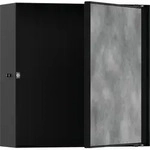 Hansgrohe XtraStoris Rock Wandnische, befliesbar, Mattschwarz, 300 x 300 x 100 mm,