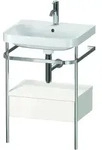 Duravit Waschtischunterschrank c-shaped Set mit Metallkonsole und Schubkasten