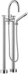 Dornbracht TARA Wannen-Zweilochbatterie Chrom, Ausladung 220 mm, H&ouml;he 920 mm,