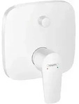 Hansgrohe Talis E Einhebel-Wannenmischer Unterputz, mattwei&szlig;, 2 Verbraucher,
